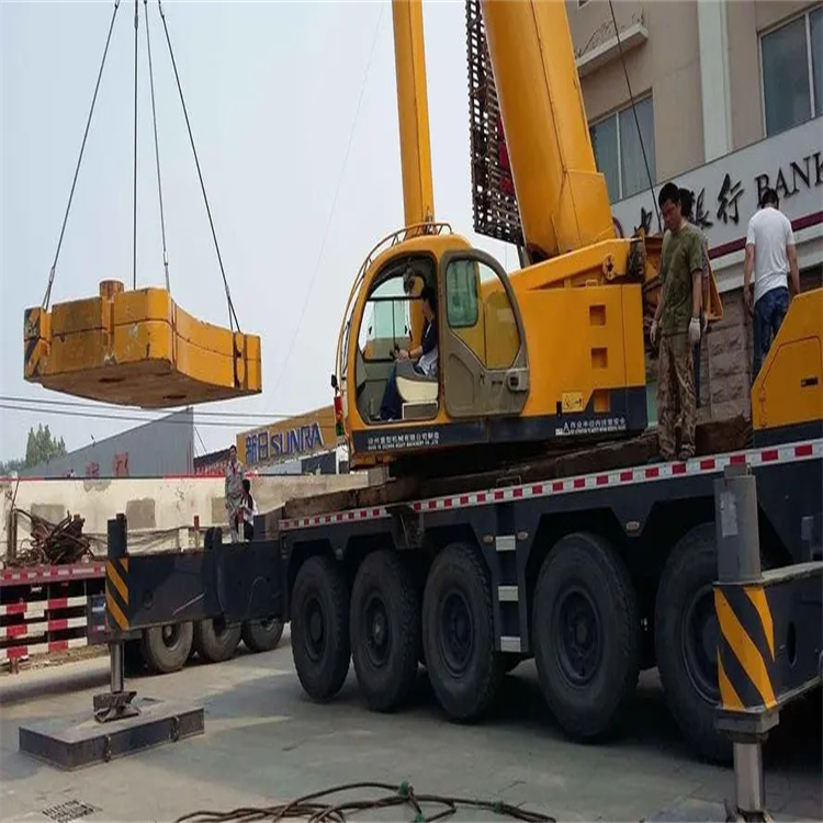 福安当地吊车出租|机器吊装|75吨|工厂搬迁服务